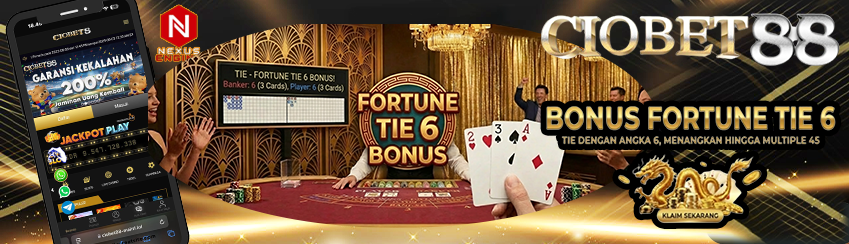 BONUS FORTUNE TIE 6 BACCARAT - CASINO